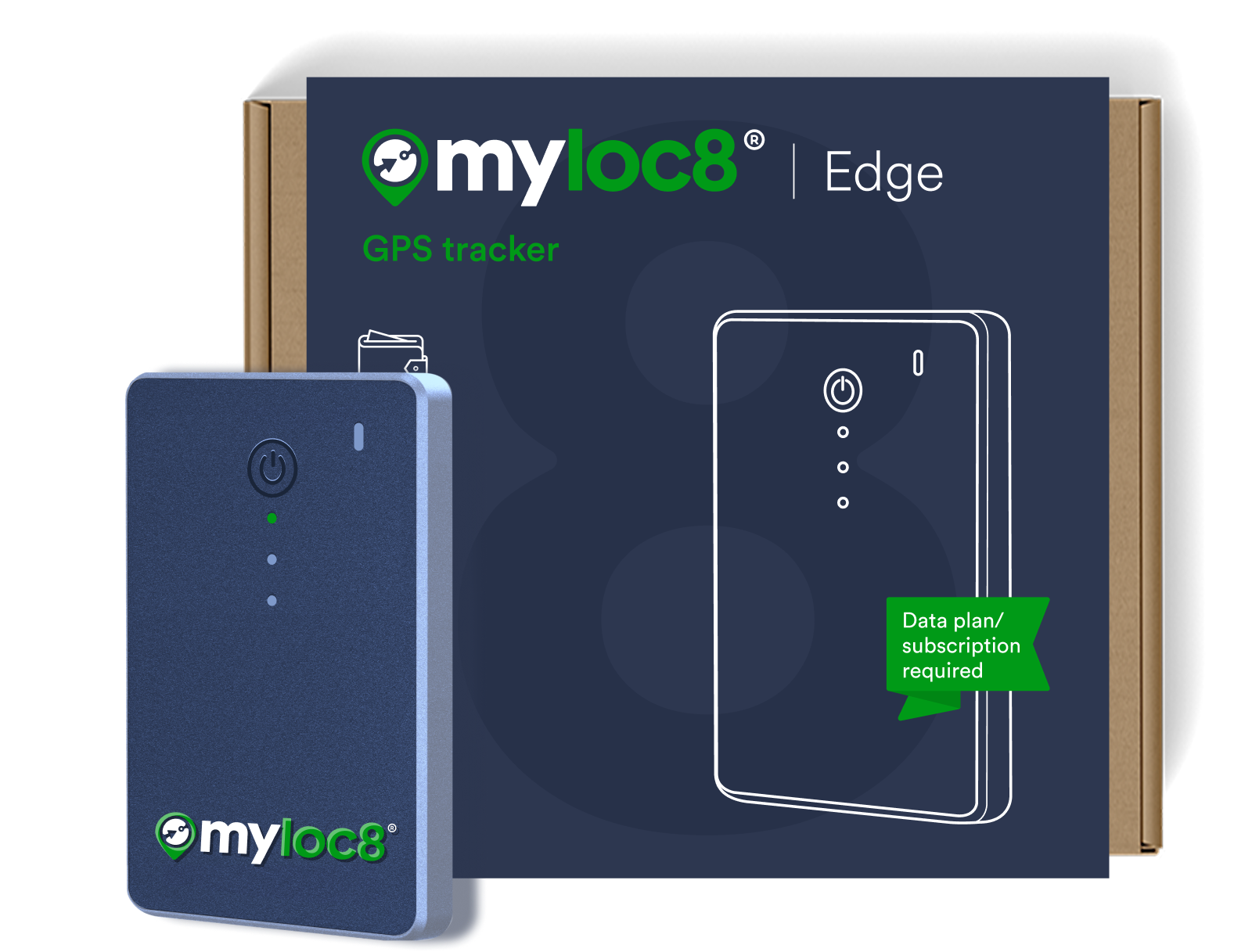 Myloc8 Edge GPS tracker - Second Image