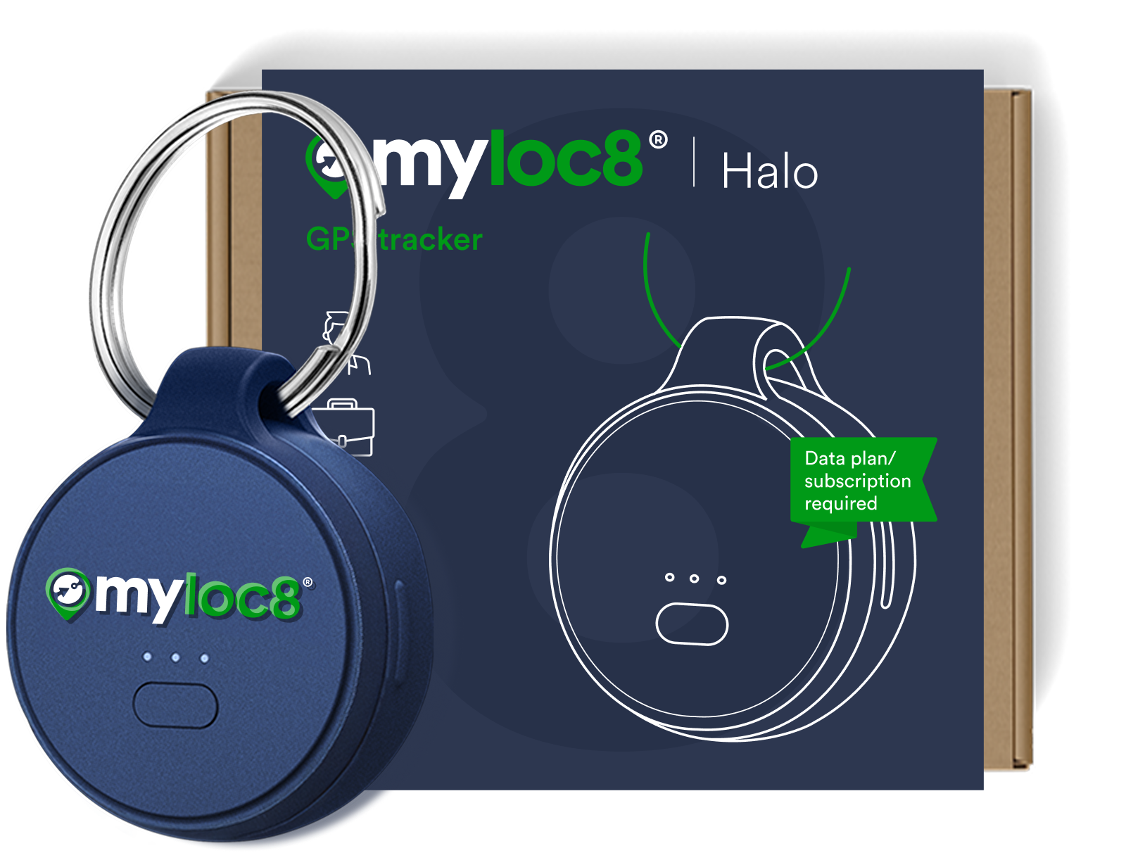 Myloc8 Halo GPS tracker - Second Image